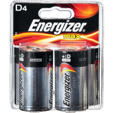 D cell batteries Energizer Max D 4-pack