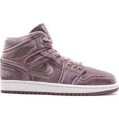 Nike Air Jordan Joggesko Nike Air Jordan 1 Mid SE W - Purple Smoke/White