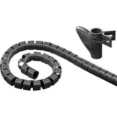 Kabelbeskyttelse Goobay Kabelspiral 25 mm 2,5 m Svart