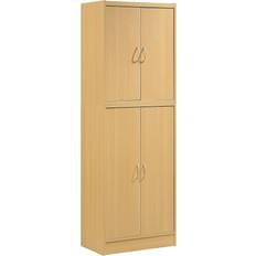 Furniture Hodedah 4 Door Storage Cabinet 24x72"