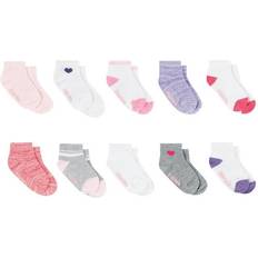 Socks Hanes Toddler Girl's Ankle Socks 10-pack