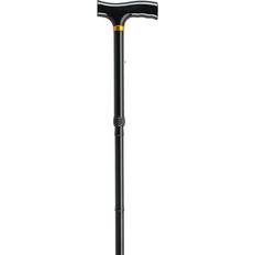 Camping Furniture Drive Medical Aluminum Folding T-Handle Cane In Black Black 37in