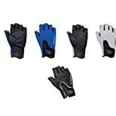 Grau Angelhandschuhe Shimano Fishing Pearl Fit Gloves 5 Black Man