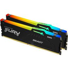 DDR5 RAM minne Kingston FURY Beast RGB DDR5 5600MHz 2x16GB (KF556C36BBEAK2-32)