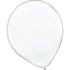 Amscan Solid Color Latex Balloons Packaged, 12'' 4/Pack, Clear, 72 Per Pack (113250.86)