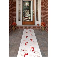 Beistle Bloody Footprints Halloween Decoration Runner Red/White One-Size