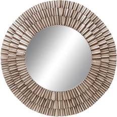 Bayden Hill Wood Symbol 17"H, 15"W In Stock UMA-55884 Wall Mirror