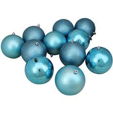 12ct Black Shatterproof 4-Finish Christmas Ball Ornaments 4'' (100mm),  Color: Black - JCPenney