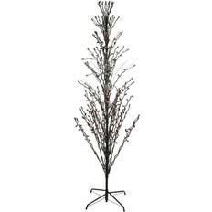 Interior Details Northlight Pre-Lit Cascade Outdoor Halloween Twig Tree Lights, 9' Black