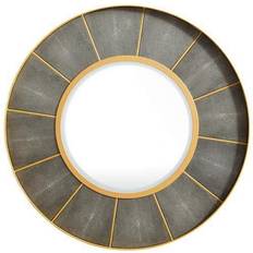 Green Mirrors James Martin 669M35.5CGSP Compass 35.5" Crimson Gold and Shagreen Wall Mirror