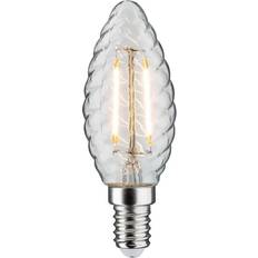 Paulmann E14 2.6W 827 candle LED bulb turned clear