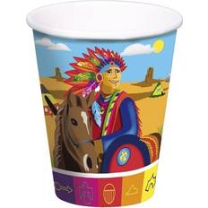 Folat Indians Party Cups 250ml 8 stycken