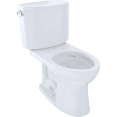 Toto Water Toilets Toto CST454CEFG-01 Drake II 2 Piece Elongated Toilet W/CEFIONTECT#174: Cotton