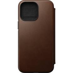 Nomad Modern Leather Folio (iPhone 14 Pro Max) Mørkebrun
