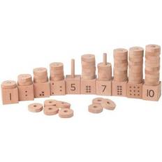 Stacking Toys on sale Natural 1-10 Number Stacker