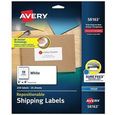 Avery Label Makers & Labeling Tapes Avery Repositionable Shipping Labels for Laser