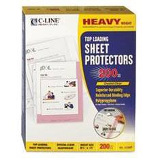 Invitation Envelopes C-Line Heavyweight Sheet Protectors, Clear, 200/Box 62097