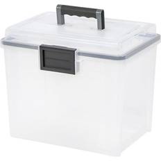 Office Supplies Iris Weather Tight Portable File Box