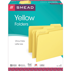 Smead Colored File Folders, 1/3-cut Tabs: Letter