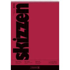 Braun Skizzen- & Zeichenblöcke Brunnen Drawing/Sketchpad 240 x 330 mm 110 GSM 50 Leaves