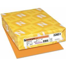 Neenah Paper Astrobrights Card Stock Paper, 8-1/2" x 11" Cosmic Orange, 250 Sheets/Pack