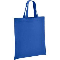 Brand Lab Cotton Short Handle Shopper Bag (One Size) (Royal Blue)