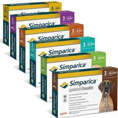 Simparica Simparica Flea and Tick for Dogs 5.6-11lb 3ct