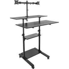 Height adjustable tv stand Height Adjustable Rolling Stand up Desk