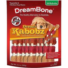 Rawhide Free Dream Kabobz with Real Chicken,Beef Pork Dog Treats