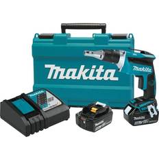 Makita Screwdrivers Makita 18V LXT Lithium-Ion Brushless Cordless Drywall Screwdriver Kit (5.0Ah)