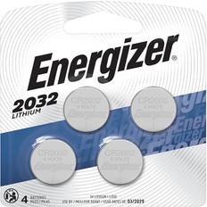 Energizer 2032 3V Lithium Coin Battery, 4-Pack