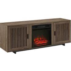 Electric Fireplaces Crosley Furniture 58-Inch Low Profile TV Stand with Fireplace