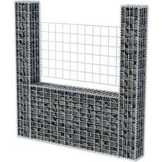 vidaXL U-Shape Gabion Basket 160x150cm