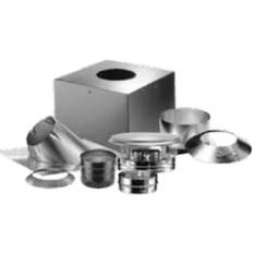 Chimneys DuraVent DuraPlus 6 in. Triple Wall Pipe Through-the-Roof Stove Chimney Kit, 6DP-KTUP