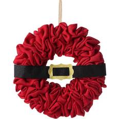 Garlands & Confetti GlitzHome Wreaths Red Santa Belt Wreath