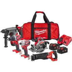 Milwaukee Børsteløs Sett Milwaukee M18 PP5B 502B (2x5.0Ah)