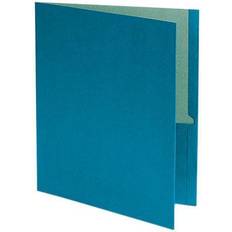 Blue Clipboards & Display Stands Oxford 100% Recycled Paper Twin-Pocket Portfolio Blue 78502