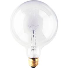 100 watt clear light bulbs Bulbrite 100-Watt G40 Clear Dimmable Warm White Light Incandescent Light Bulb (12-Pack)