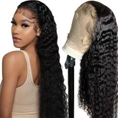Aauerep Deep Wave Lace Front Wigs 20"