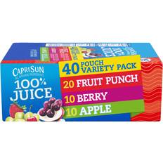 Caprisun 100% Juice Fruit Punch Berry & Apple 6fl oz 40