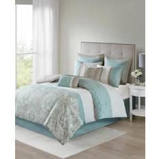 510 Design Luxe Quilted Bedspread Blue (228.6x228.6)