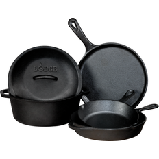 Lodge Cookware Sets Lodge Cast Iron Cookware Set with lid 5 Parts