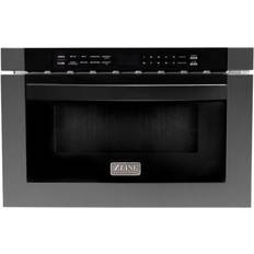 Black stainless steel microwave drawer ZLINE MWD-1 1.2 Cu. Black