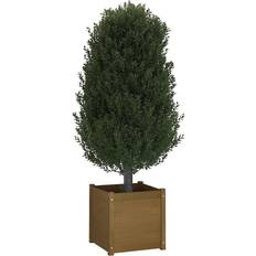 vidaXL Garden Planters 2 Pinewood 50x50x50cm 50x50x50cm