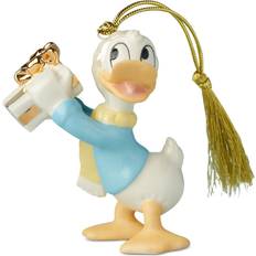 Lenox Donald Duck With A Gift Christmas Ornament