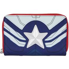 Loungefly Marvel Falcon Captain America Cosplay Zip Around Wallet