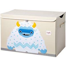 Beige Storage 3 Sprouts Storage Box with Lid The Abominable Snowman