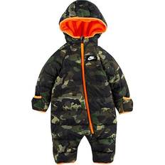 Overalls Children's Clothing Nike Puffer Snowsuit - Camo/Orange
