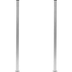 Fence Poles on sale vidaXL Fence Posts 2 Aluminum 72.8"