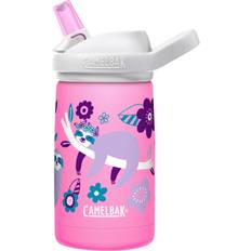 Vannflasker på salg Camelbak EDDY+ Kids Vacuum Insulated Stainless Flowerchild Sloth Pink 350ml